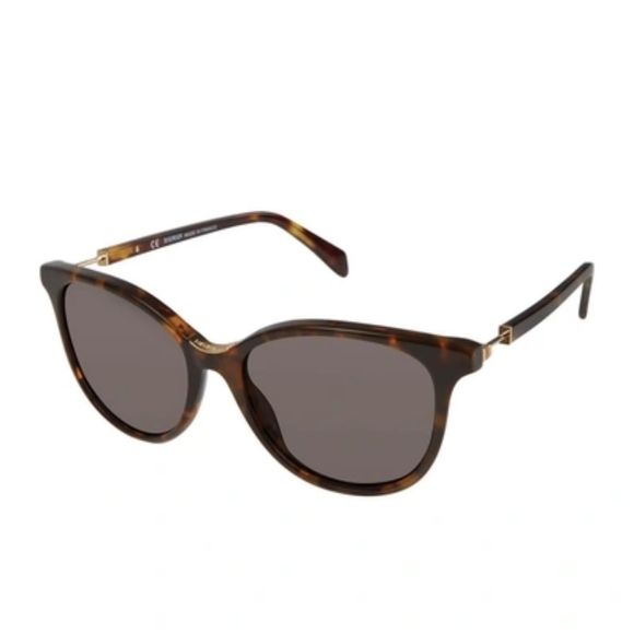 Balmain 55 mm Round Tortoiseshell Sunglasses - Picture 2 of 5